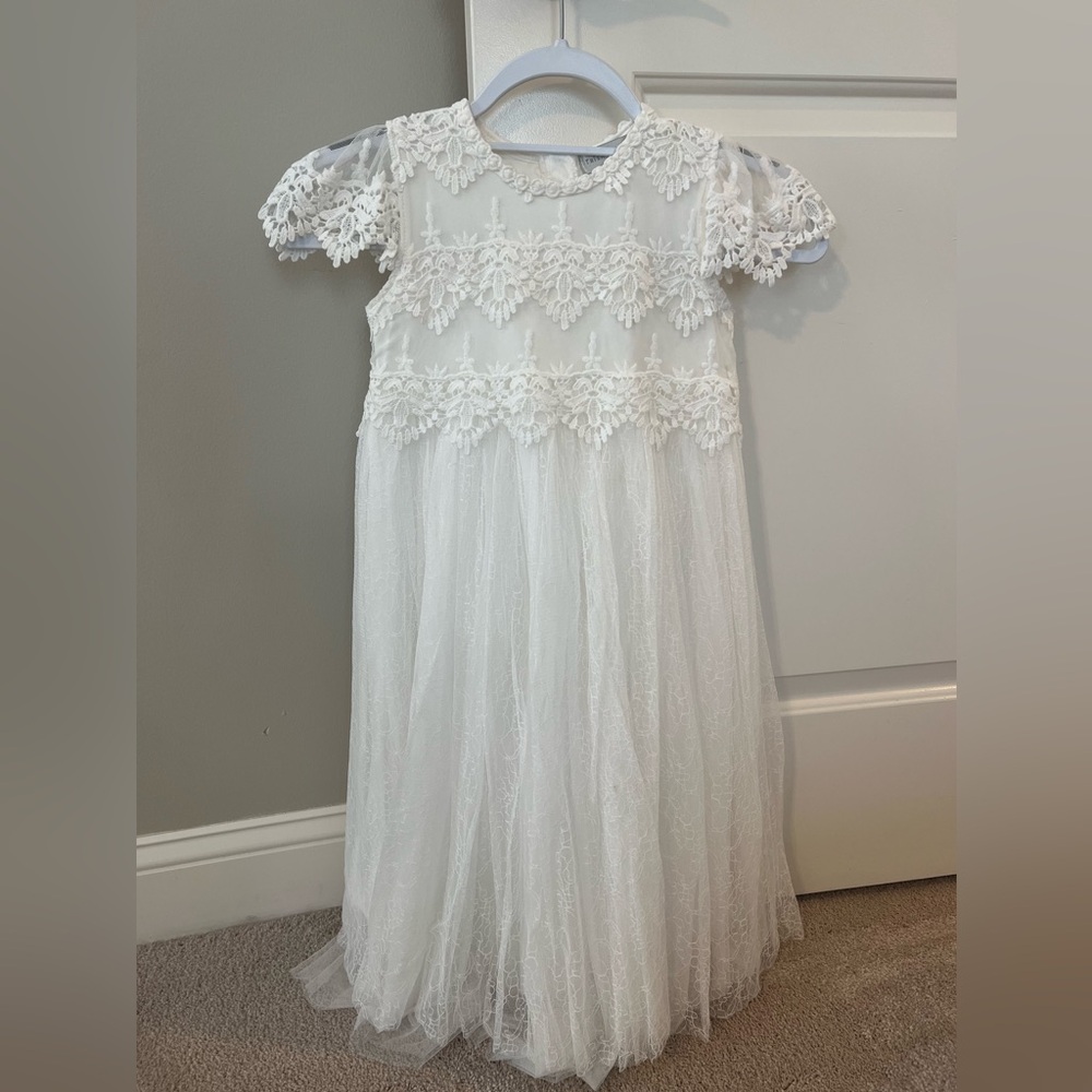 Trish Scully Flower Girl Katrina Gown-White NWT